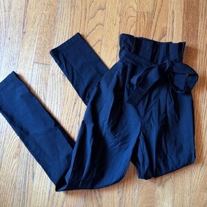 Paperbag cigarette pants